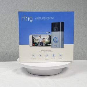 Ring Video Doorbell 2 1080p HD Wire-Free Smart Security Camera Satin Nickel